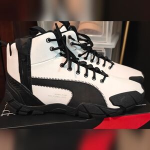 NEMEN x Puma Centaur Mid 'White Black' collaboration.